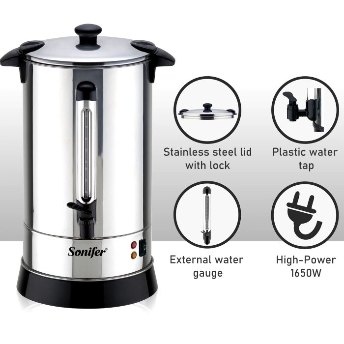 Sonifer 15L Electric Kettle Glass Kitchen Appliances Smart Kettle Whistle Kettle Samovar Tea Thermo Pot Gift SF2074