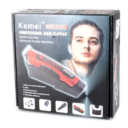 kemei hair trimmer KM-609A Professional rechargeable hair clipper haircut machine beard trimmer household clipper
