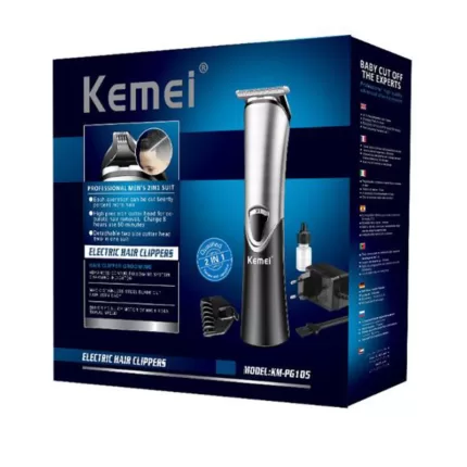 kemei electric Hair Trimmer KM-PG105 cordless professional bald head electric Hair Clipper hairCutter beard trimmer rechargeable