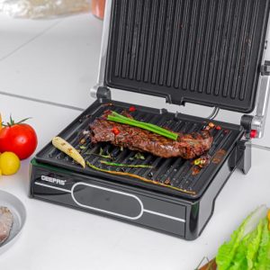 Geepas Digital Stainless Steel Grill Maker GGM36557
