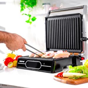 Geepas Digital Stainless Steel Grill Maker GGM36557