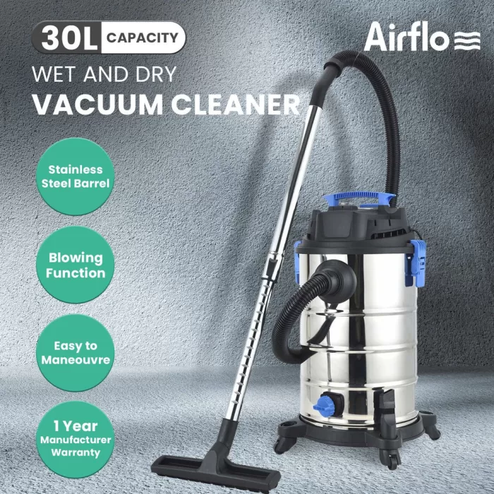 Airflo Wet & Dry Vacuum Cleaner 30L AFV30