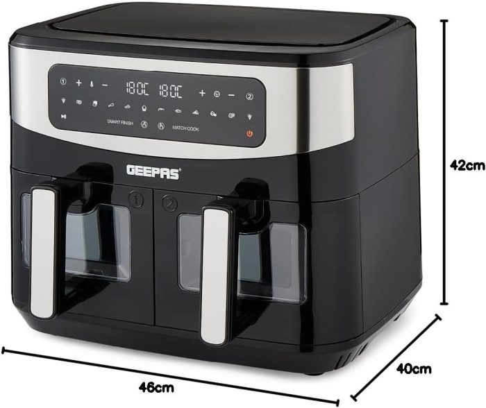 Geepas Dual Zone Air Fryer