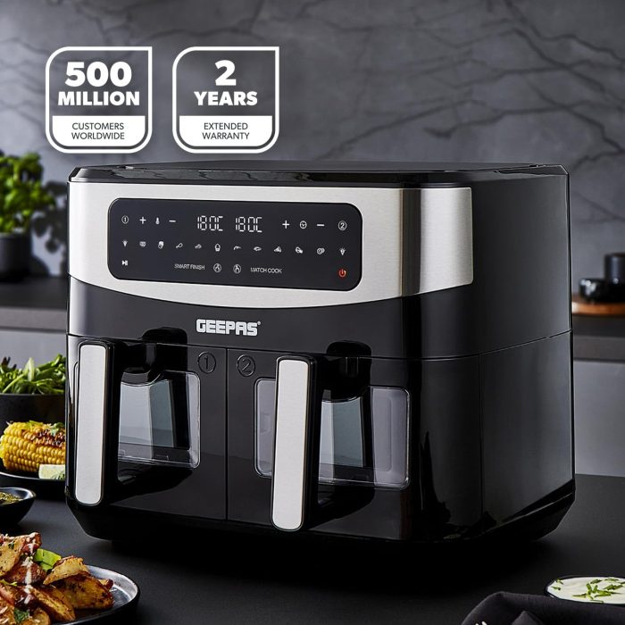 Geepas Dual Zone Air Fryer