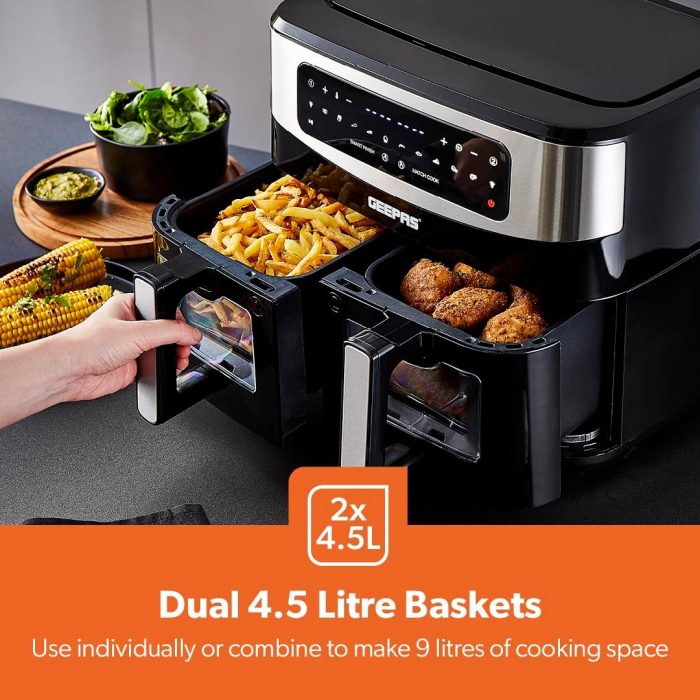 Geepas Dual Zone Air Fryer
