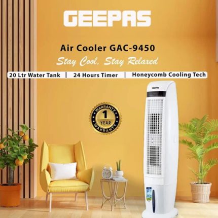 Geepas GAC9450 – 20 Liter Portable Air Cooler Chiller