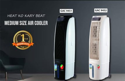 Geepas Twin Blower Air Cooler GAC-9451, GAC-9452 | Model 2025