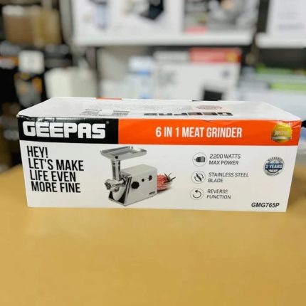 Geepas 6 in 1 Electric Meat Grinder 2200W - GMG765P