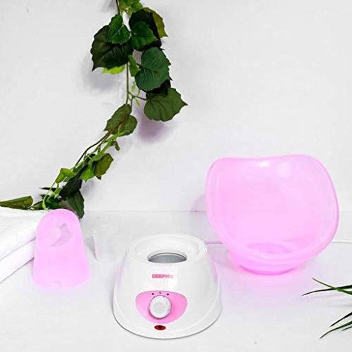 Geepas Facial Steamer, 40ml Capacity, 2 Speed, GFS8701 Includes 1pc Face Mask, Nose Mask, Measuring Cup Steamer for Face, Nose, Cold, Etc