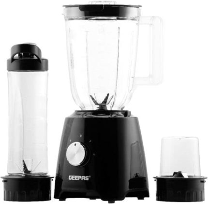 GEEPAS 3-in-1 Super Blender GSB44033 | 2 Speed and Pulse Function | | 1.5L & 500ml BPA Jar | 2 Year Manufacturer Warranty