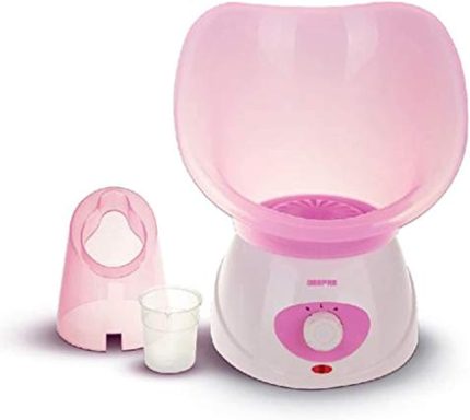 Geepas Facial Steamer, 40ml Capacity, 2 Speed, GFS8701 Includes 1pc Face Mask, Nose Mask, Measuring Cup Steamer for Face, Nose, Cold, Etc
