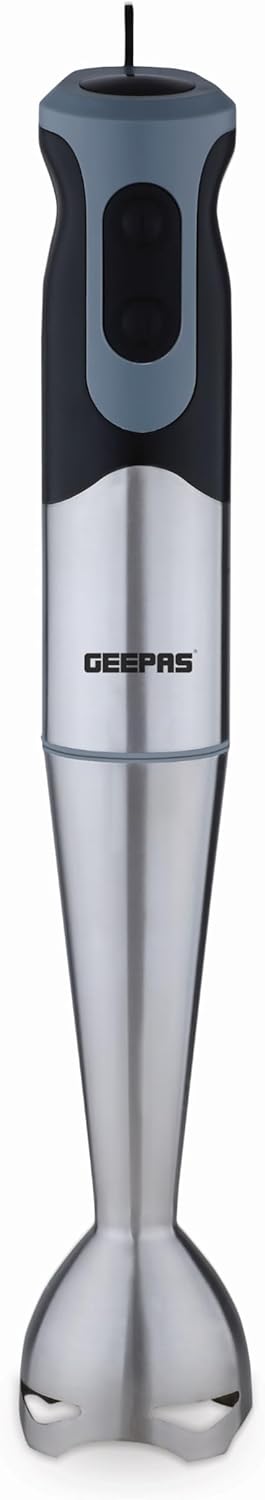 Geepas Stainless Steel Hand Blender, 700W, Stainless Steel - GHB5468