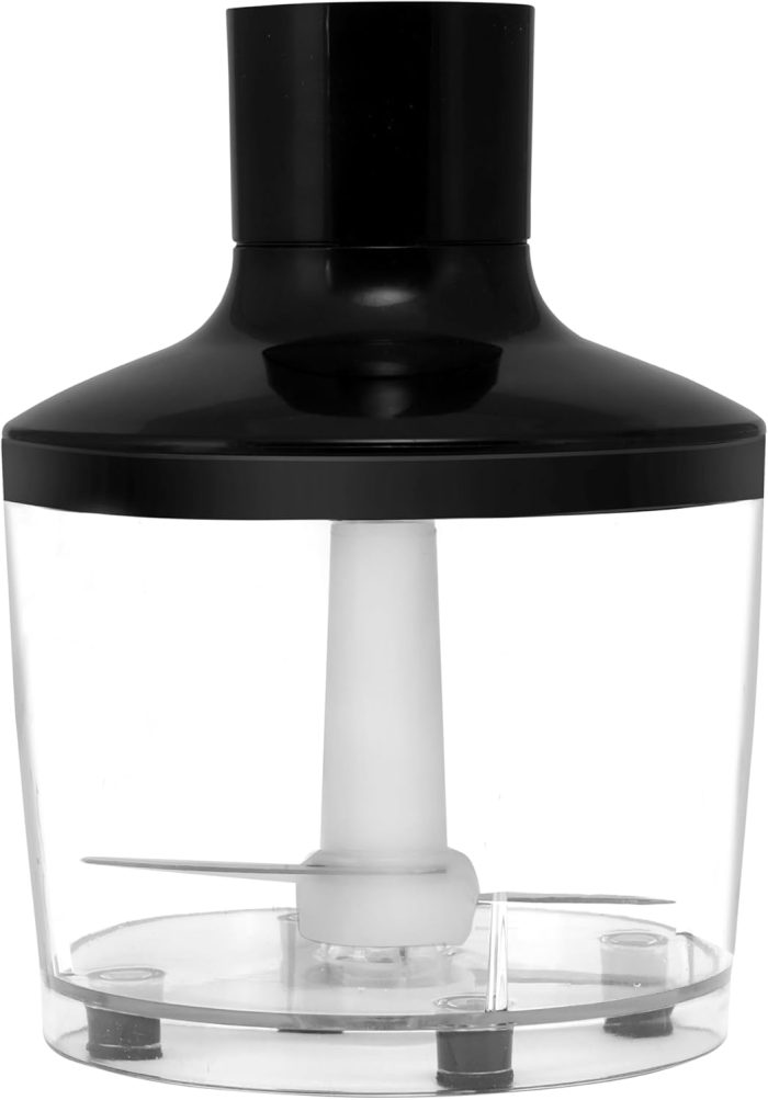 Geepas GHB43023-400W 3-in-1 Immersion Hand Blender| Ideal 2 Speed Mini Food Processor for Baby Food Soup Vegetables Fruits | 860ml Chopper Bowl & Electric Egg Whisk - 2 Years Warranty