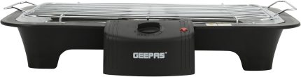 Geepas 2000W Electric Barbecue Grill GBG9898 - Auto-Thermostat Control with Overheat Protection | Detachable Heating Element | Perfect for both Indoor & Outdoor cooking