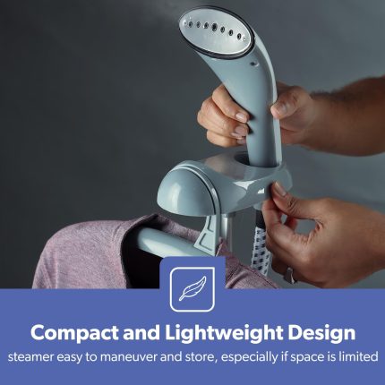 Geepas 2000W Garment Steamer, 1.8L Water Tank, WhiteBlack, GGS25022N