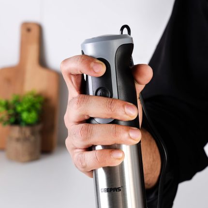 Geepas Stainless Steel Hand Blender, 700W, Stainless Steel - GHB5468