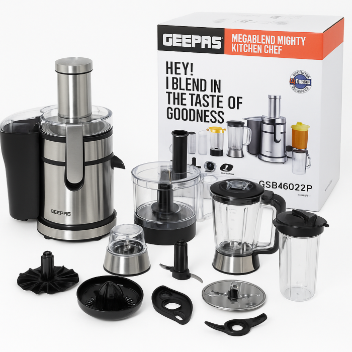 Geepas Megablend Mighty Kitchen Chef Food Factory GBS46022P