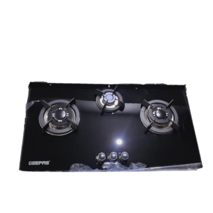 Geepas Glass Triple Burner Gas Stove GGC6890